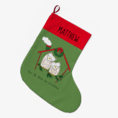 Kerstmis - Startkleding Grote Kerstsok (Voorkant (Hangend))
