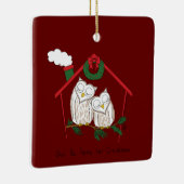 Kerstmis - Startkleding Keramisch Ornament (Rechts)