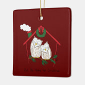 Kerstmis - Startkleding Keramisch Ornament (Links)