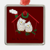 Kerstmis - Startkleding Metalen Ornament (Voorkant)