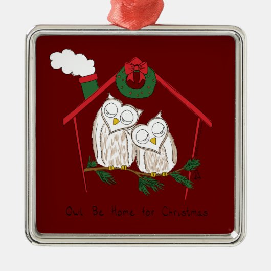 Kerstmis - Startkleding Metalen Ornament (Voorkant)