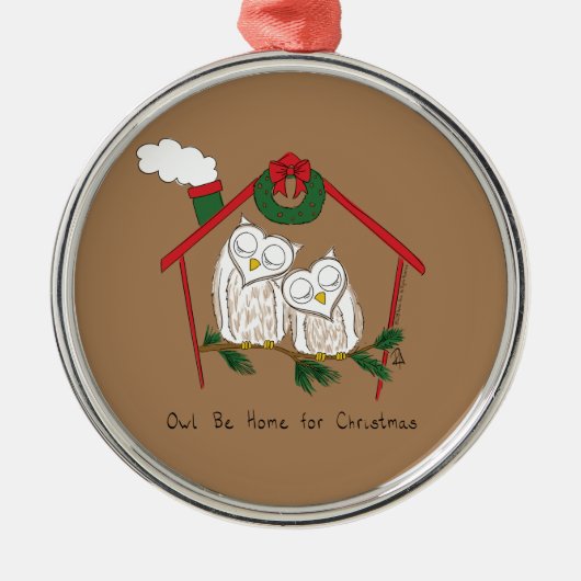 Kerstmis - Startkleding Metalen Ornament (Voorkant)