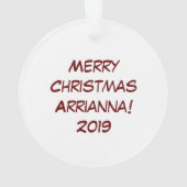 Kerstmis - Startkleding Ornament (achterkant)