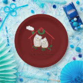 Kerstmis - Startkleding Papieren Bordje (Feest)