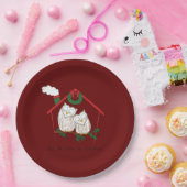 Kerstmis - Startkleding Papieren Bordje (Feest)