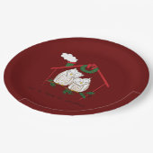 Kerstmis - Startkleding Papieren Bordje (Gekanteld)