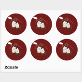 Kerstmis - Startkleding Ronde Sticker (Vel)