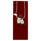 Kerstmis - Startkleding Wijn Cadeautas (Voorkant)