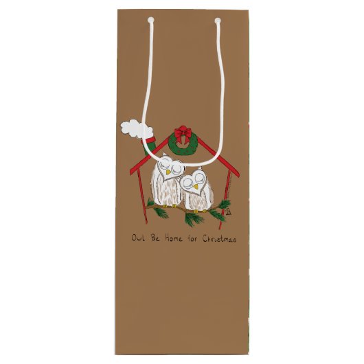 Kerstmis - Startkleding Wijn Cadeautas (Voorkant)