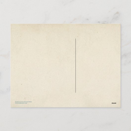 Kerstmis stelen feestdagenkaart (Achterkant)