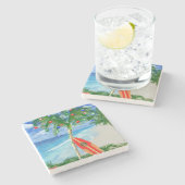 Kerstmis Stenen Onderzetter (Zijkant)