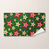 Kerstmis, ster, feest, decoratie, kerstmis, bad handdoek (Handdoek)