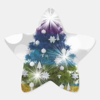 Kerstmis Ster Sticker