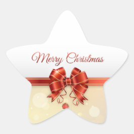 Kerstmis Ster Sticker