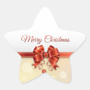 Kerstmis Ster Sticker