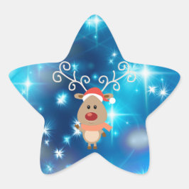 Kerstmis Ster Sticker