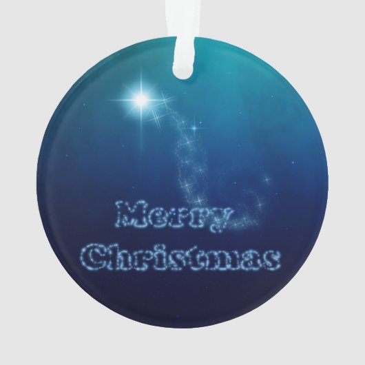 Kerstmis Ster van Bethlehem Ornament (achterkant)