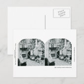 Kerstmis Stereoview - Vintage Feestdagenkaart (Voorkant / Achterkant)