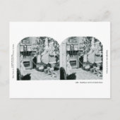 Kerstmis Stereoview - Vintage Feestdagenkaart (Voorkant)