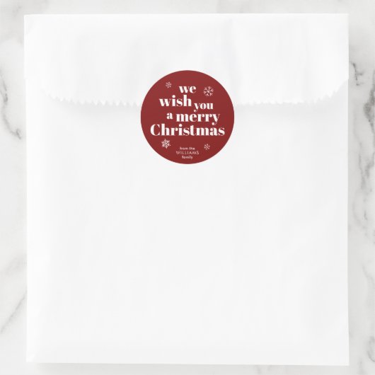 Kerstmis Sticker (Tas)