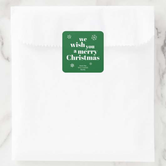 Kerstmis Sticker (Tas)