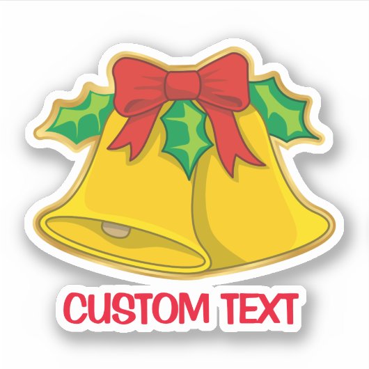 Kerstmis Sticker (Voorkant)