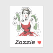 Kerstmis Sticker (Vel)