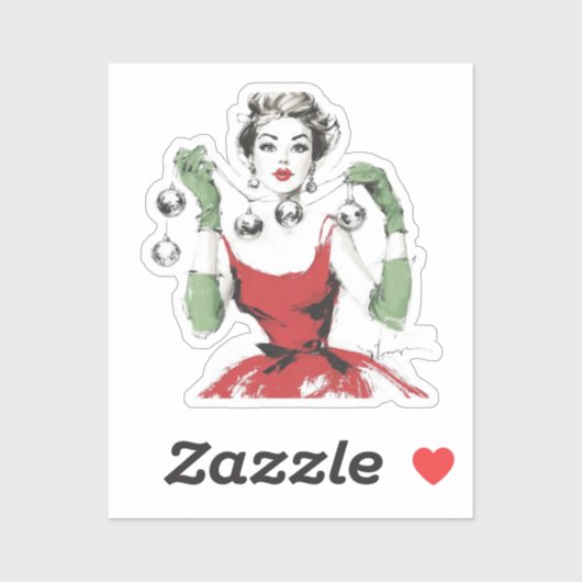 Kerstmis Sticker (Vel)