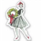 Kerstmis Sticker (Voorkant)