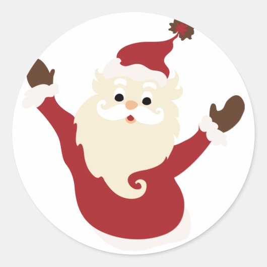 Kerstmis Sticker (Voorkant)