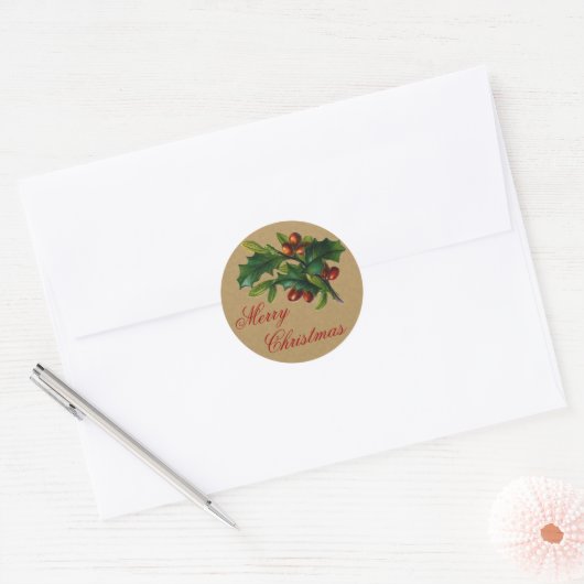  Kerstmis sticker (Envelop)