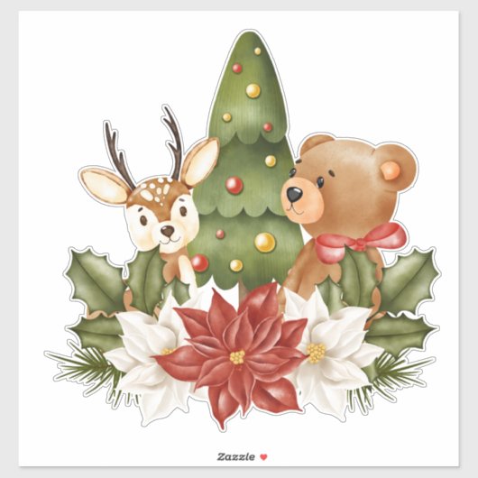 Kerstmis Sticker (Vel)