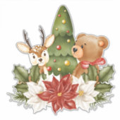 Kerstmis Sticker (Voorkant)