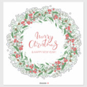 Kerstmis Sticker (Vel)