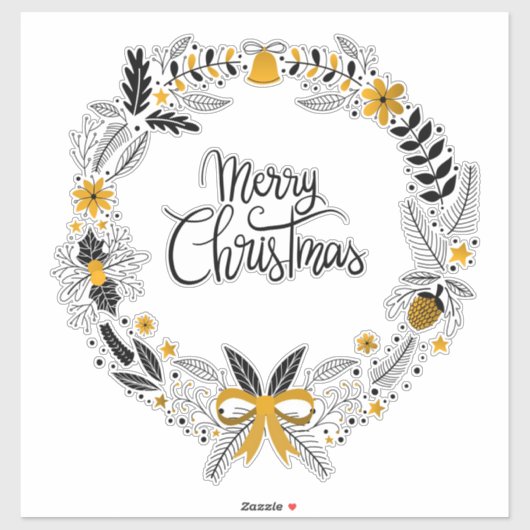 Kerstmis Sticker (Vel)