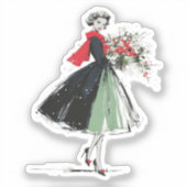 Kerstmis Sticker (Voorkant)