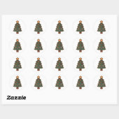 Kerstmis Sticker Alien 5 (Vel)