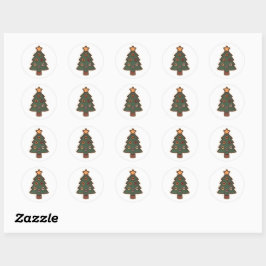 Kerstmis Sticker Alien 5