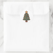 Kerstmis Sticker Alien 5 (Tas)
