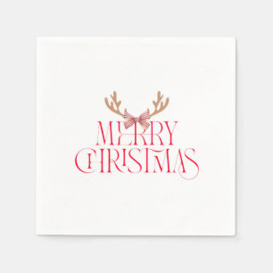 Kerstmis Sticker – Kerstcadeau Label Servet