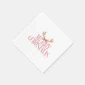 Kerstmis Sticker – Kerstcadeau Label Servet (Hoek)