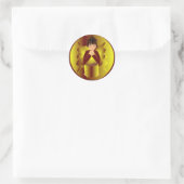 Kerstmis Sticker met de naam 'Peace Angel' - (Tas)
