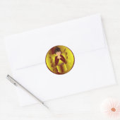 Kerstmis Sticker met de naam 'Peace Angel' - (Envelop)