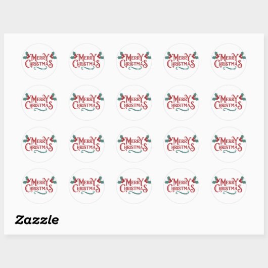 Kerstmis Sticker Set (Vel)