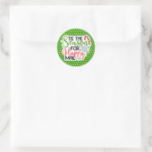 Kerstmis Sticker voor Kleine Bedrijven (Tas)