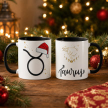 Kerstmis Stier Zodiac Kerstman Hoed
