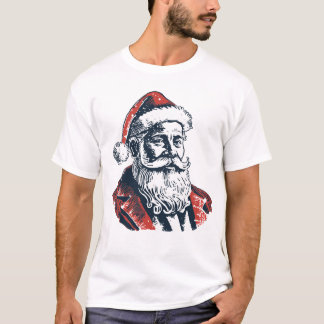 Kerstmis -stijl Santa Claus T-shirt