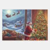 Kerstmis Stille Nacht Inpakpapier Vel (Voorkant 3)