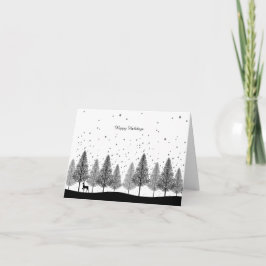 Kerstmis stille nacht kaart