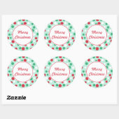 Kerstmis Stippen Stickers (Vel)